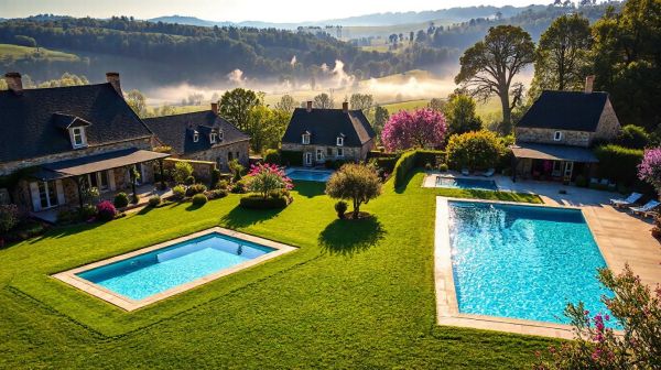 Sélection des meilleures maisons avec piscine en Normandie